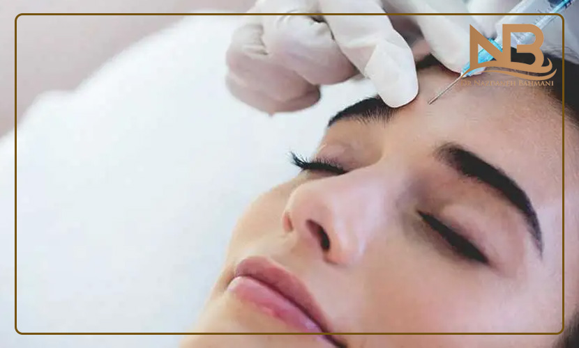مراقبت های بعد از بوتاکس پیشانی و دور چشم