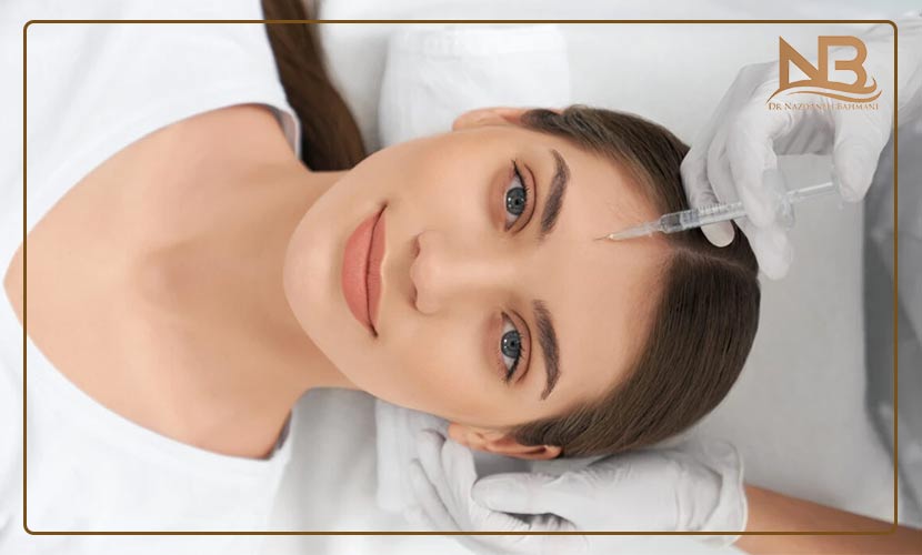 ایا بوتاکس پیشانی باعث ریزش مو میشود یا خیر؟